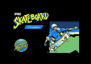 Pro Skateboard Simulator (UK) (1989) (Trainer) screen shot title